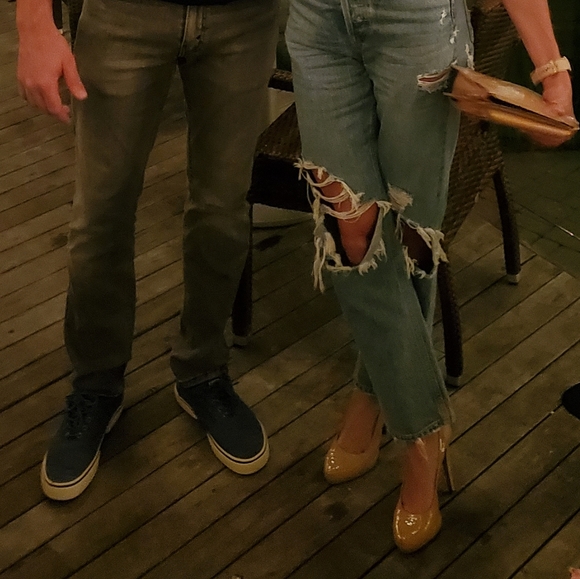 2000s aldo patent leather platform slingback - Picture 2 of 14